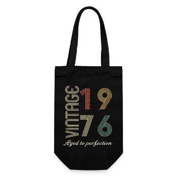 Cadeau d’anniversaire 48 ans - 1976 - Sac à bouteille - noir - Devant