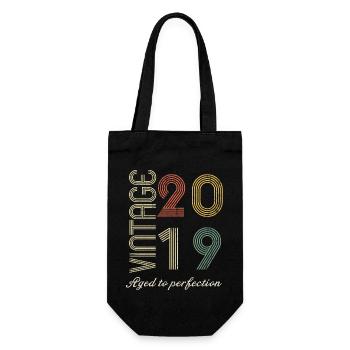 Cadeau d’anniversaire 5 ans - 2019 - Sac à bouteille - noir - Devant