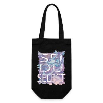 Sei Du selbst - denn alle anderen gibt es schon - Geschenkbeutel für Flaschen - Schwarz - Vorne