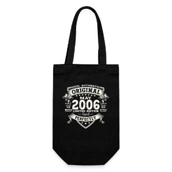 Anniversaire 2006 Mai 2006 Millésime 2006 Légende 06 - Sac à bouteille - noir - Devant