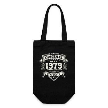 Anniversaire 1979 Mai 1979 Millésime 1979 Légende 79 - Sac à bouteille - noir - Devant