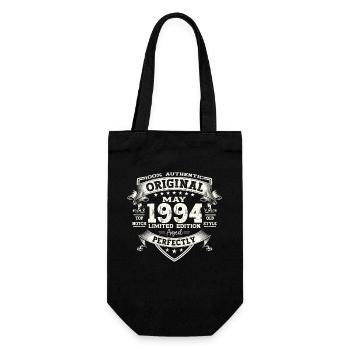 Date de naissance 1994 Mai 1994 Millésime 1994 Légende 94 - Sac à bouteille - noir - Devant