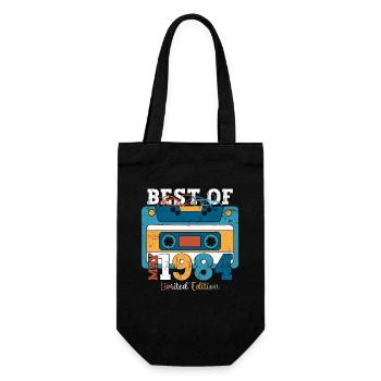 Date de naissance 1984 Mai 1984 Millésime 1984 Légende 84 - Sac à bouteille - noir - Devant