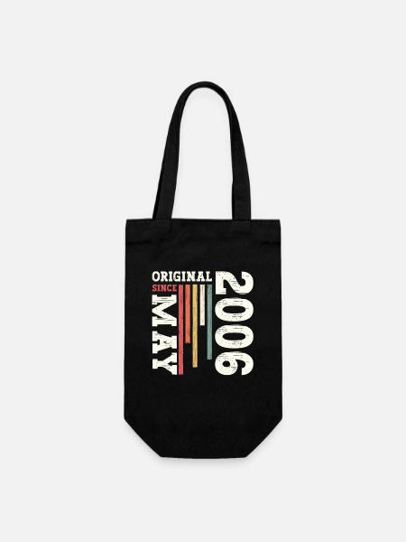 Original Mai 2006 Millésime 2006 Anniversaire 2006 - Sac à bouteille - noir