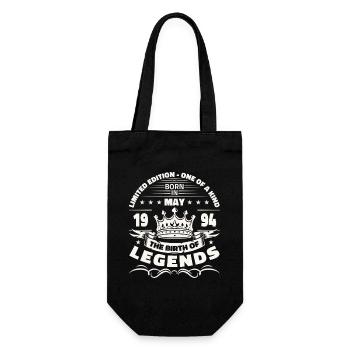 Légende Mai 1994 Millésime 1994 Anniversaire 1994 - Sac à bouteille - noir - Devant