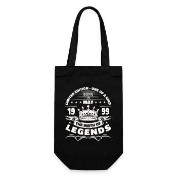 Légende Mai 1999 Millésime 1999 Anniversaire 1999 - Sac à bouteille - noir - Devant