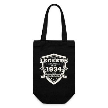 Légende Mai 1934 Né en 1934 Anniversaire 1934 - Sac à bouteille - noir - Devant
