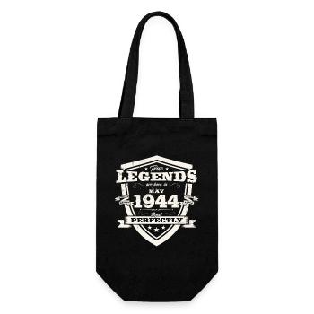 Legend May 1944 Born 1944 Birthday 1944 - Gift Bag for Bottles - black - Front