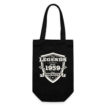 Légende Mai 1959 Millésime 1959 Anniversaire 1959 - Sac à bouteille - noir - Devant