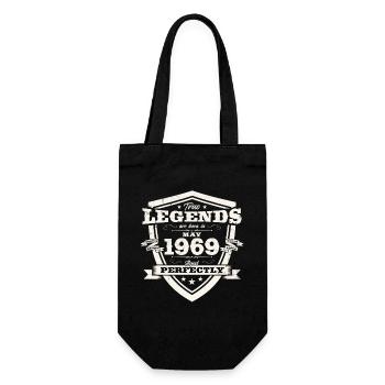 Légende Mai 1969 Millésime 1969 Anniversaire 1969 - Sac à bouteille - noir - Devant
