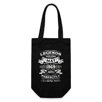Légendaire Mai 1969 Millésime 1969 Anniversaire 1969 - Sac à bouteille - noir - Devant