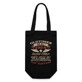 Classic Car May 1954 Vintage 1954 Birthday 1954 - Gift Bag for Bottles - black - Front