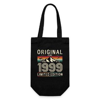 Original Juin 1999 Millésime 1999 25ème Anniversaire 99 - Sac à bouteille - noir - Devant