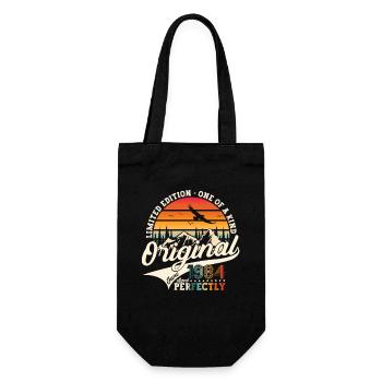 Original June 1984 Born 1984 40th Birthday 84 - Gift Bag for Bottles - black - Front