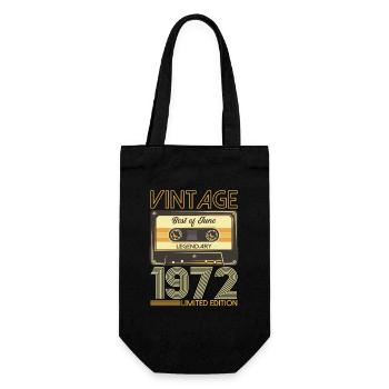 Best of Juin 1972 Millésime 1972 52ème Anniversaire 72 - Sac à bouteille - noir - Devant
