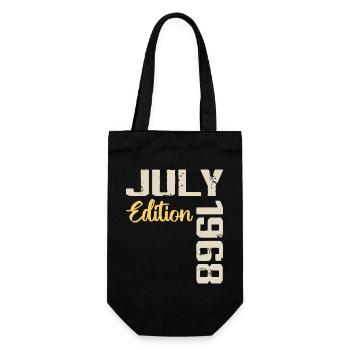 Juillet 1968 Chemise D’anniversaire Juillet 1968 - Sac à bouteille - noir - Devant