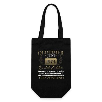 Millésime Juin 1975 Millésime 1975 Anniversaire 1975 - Sac à bouteille - noir - Devant