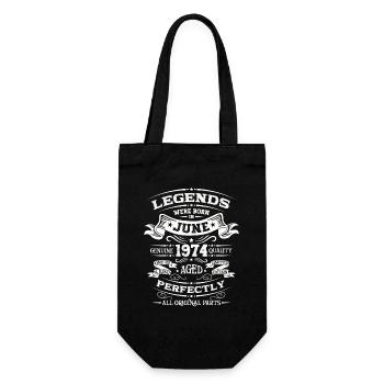 50e anniversaire Original juin 1974 Né en 1974 - Sac à bouteille - noir - Devant