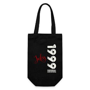 25th Birthday Legendary July 1999 Vintage 1999 - Gift Bag for Bottles - black - Front