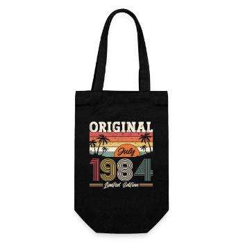 40e anniversaire Original juin 1984 Né en 1984 - Sac à bouteille - noir - Devant