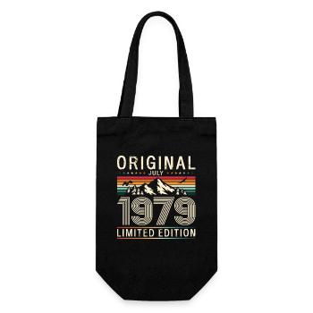 45th Birthday Legendary July 1979 Vintage 1979 - Gift Bag for Bottles - black - Front
