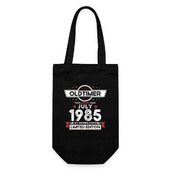 40ème Anniversaire Voiture Classique Juillet 1985 Millésime 1985 - Sac à bouteille - noir - Devant