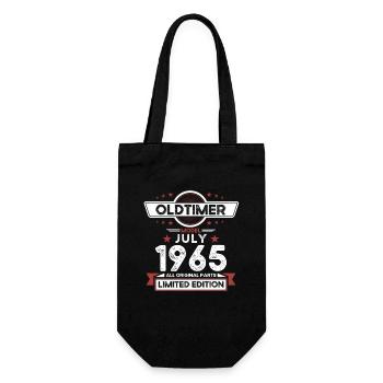 60ème Anniversaire Voiture Classique Juillet 1965 Millésime 1965 - Sac à bouteille - noir - Devant