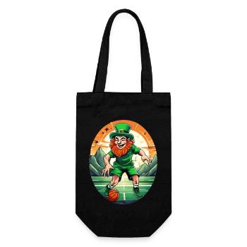 Basket-ball Trèfle de la Saint-Patrick - Sac à bouteille - noir - Devant