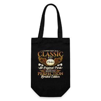 80ème Anniversaire Classique Juillet 1944 Millésime 1944 - Sac à bouteille - noir - Devant