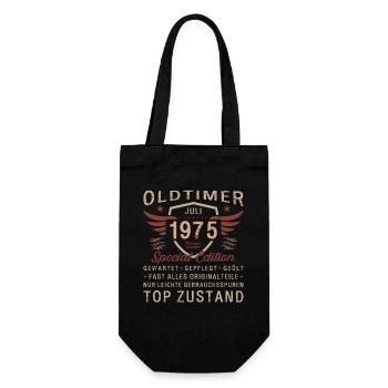 49ème Anniversaire Voiture Classique Juillet 1975 Millésime 1975 - Sac à bouteille - noir - Devant