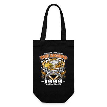 25th Birthday Original Vintage 1999 Artisan - Gift Bag for Bottles - black - Front