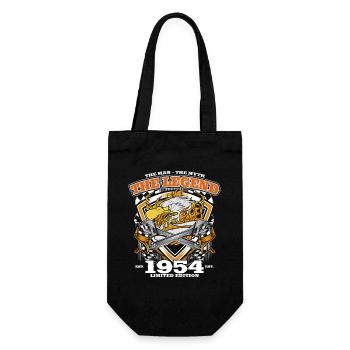 70th Birthday Original Vintage 1954 Artisan - Gift Bag for Bottles - black - Front