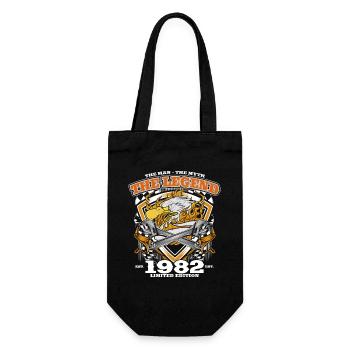 42nd Birthday Original Vintage 1982 Artisan - Gift Bag for Bottles - black - Front
