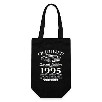30. Geburtstag Oldtimer 1995 Jahrgang 1995 - Geschenkbeutel für Flaschen - Schwarz - Vorne