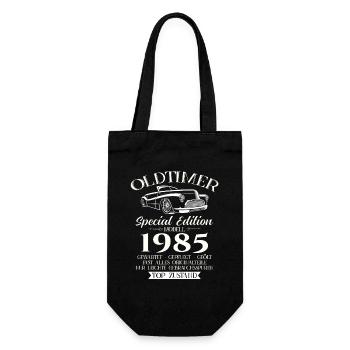 40ème Anniversaire Voiture Classique 1985 Millésime 1985 - Sac à bouteille - noir - Devant