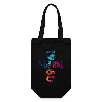 65th Birthday Year 1960 Vintage 1960 Original - Gift Bag for Bottles - black - Front