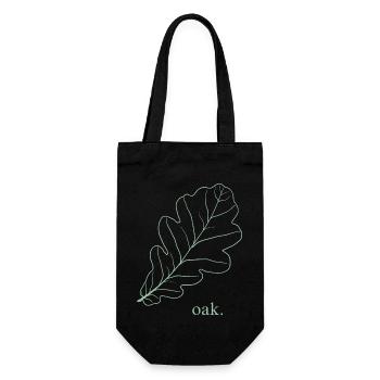 Chêne. - Sac à bouteille - noir - Devant