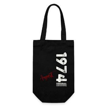 50e anniversaire Original août 1974 Né en 1974 - Sac à bouteille - noir - Devant