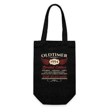 30. Geburtstag Oldtimer August 1994 Jahrgang 1994 - Geschenkbeutel für Flaschen - Schwarz - Vorne