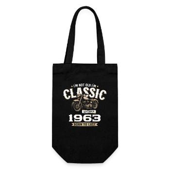 61ème Anniversaire Vintage Septembre 1963 Moto - Sac à bouteille - noir - Devant