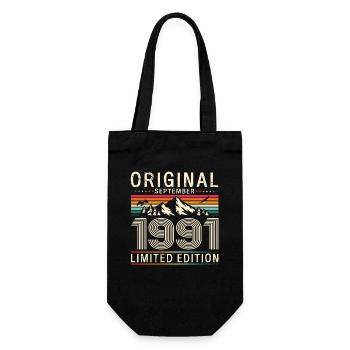 33rd Birthday Legend September 1991 Volume 91 - Gift Bag for Bottles - black - Front