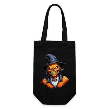 Halloween - Pumpkin Horror on Walpurgis Night - Gift Bag for Bottles - black - Front