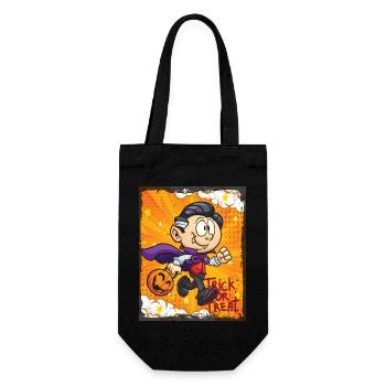 Cute Witch Halloween Trick Or Treat Fun - Gift Bag for Bottles - black - Front