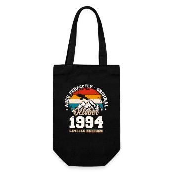 30th Birthday Legend October 1994 Volume 94 - Gift Bag for Bottles - black - Front