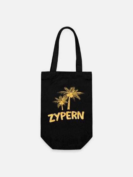 Zypern Zypern - Geschenkbeutel für Flaschen - Schwarz