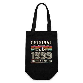 25th Birthday Legend October 1999 Volume 99 - Gift Bag for Bottles - black - Front