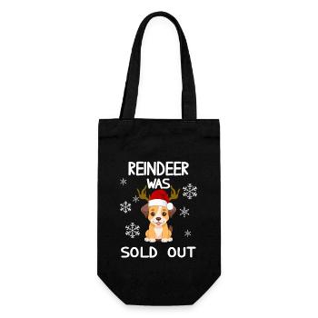 Noël - Renne a été vendu chien drôle - Sac à bouteille - noir - Devant