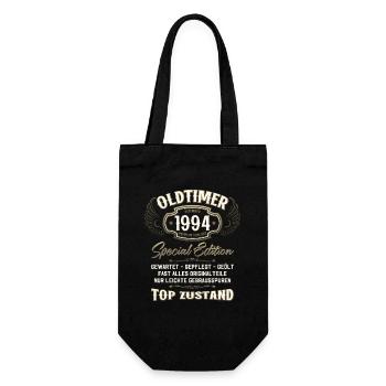 30. Geburtstag Oldtimer Dezember 1994 Jahrgang 94 - Geschenkbeutel für Flaschen - Schwarz - Vorne