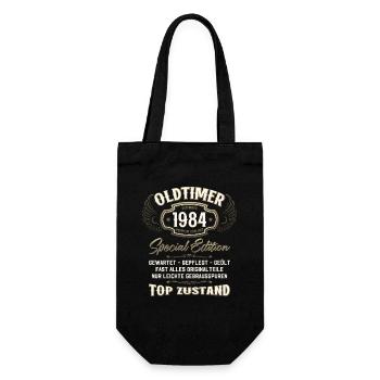 40ème Anniversaire Voiture Classique Décembre 1984 Millésime 84 - Sac à bouteille - noir - Devant