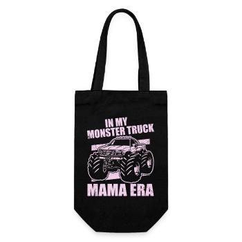 In meiner Monstertruck-Mama-Ära - Geschenkbeutel für Flaschen - Schwarz - Vorne